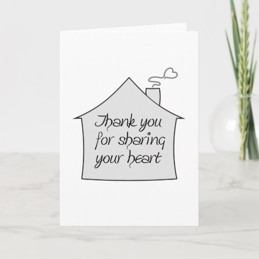 Thank you for Sharing Dankeskarte (Vorderseite)