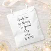 Thank You for Sharing Our Special Day Geschenktütchen (Ausgeschnitten)