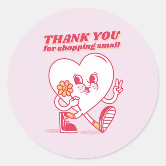 Thank you for shopping small sticker (Vorderseite)
