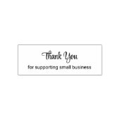 Thank You for Supporting Small Business Template Permastempel (Design)
