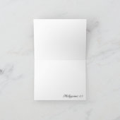 Thank You for Your Kindness Dankeskarte (Innenseite)