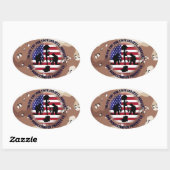 Thank you for your Loyalty ....... Ovaler Aufkleber (Blatt)