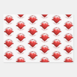 Thank You for Your Order Sticker Geschenkpapier Set