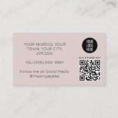 Thank You for Your Purchase Small Business Card |  Visitenkarte (Rückseite)
