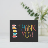 Thank You For Your Referral 3 Chiropractic Postkarte (Stehend Vorderseite)