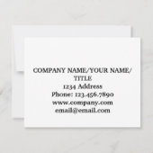 THANK YOU for your service American Flag Cards Dankeskarte (Rückseite)