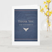 Thank You For Your Service Deepest Appreciation Karte (Gelbe Blume)