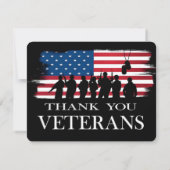 Thank You for Your Service: Veterans Day 2025  Dankeskarte (Rückseite)