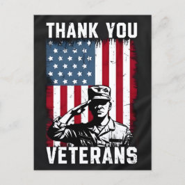 Thank You for Your Service: Veterans Day 2025 Feiertagspostkarte