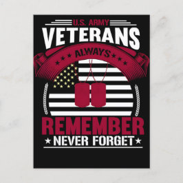 Thank You for Your Service: Veterans Day 2025  Feiertagspostkarte