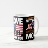 Thank You for Your Service: Veterans Day 2025 Kaffeetasse (VorderseiteRechts)