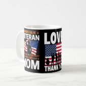 Thank You for Your Service: Veterans Day 2025 Kaffeetasse (Vorderseite Links)