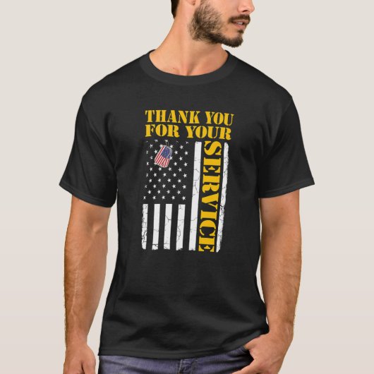 Thank You For Your Service Veterans Veteran Day Do T-Shirt (Vorderseite)