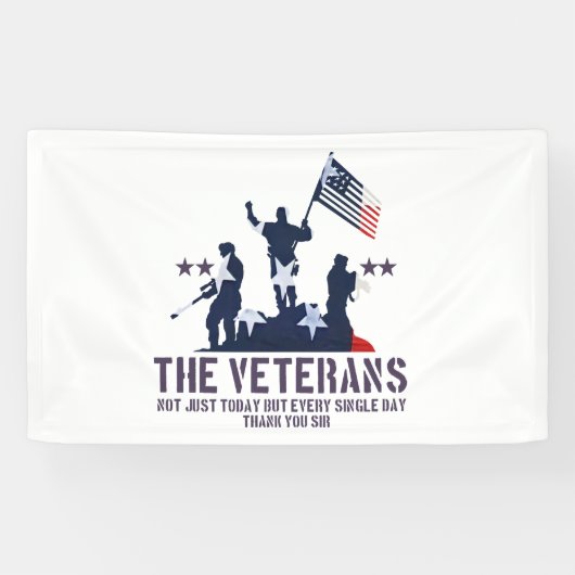 Thank You For Your Service Veterans, Veterans Day Banner (Horizontal)