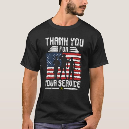 Thank you for your services Patriotic - veterans d T-Shirt (Vorderseite)