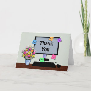 Thank You, Foreign Language, Adminprofessional Dankeskarte