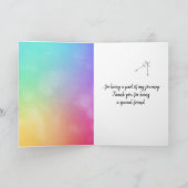 Thank You Friendship Dandelion Karte (Innenseite)