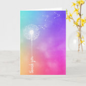 Thank You Friendship Dandelion Karte (Gelbe Blume)