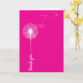 Thank You Friendship Dandelion Karte (Gelbe Blume)