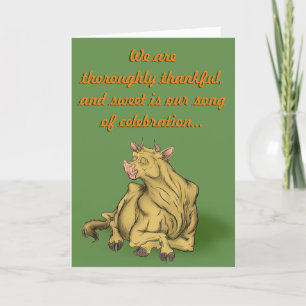Thank You - from the Herd Dankeskarte