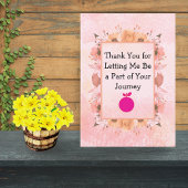 Thank You From Your Therapist – Watercolor Design  Dankeskarte