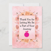 Thank You From Your Therapist – Watercolor Design  Dankeskarte (Vorderseite)