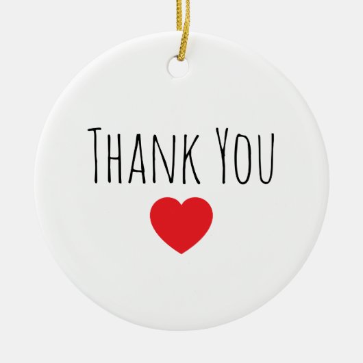 Thank You Gift Ornament (Vorne)