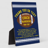 Thank You Gifts for Football Coaches, Your Text Fotoplatte (Seite)