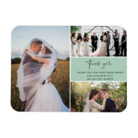 Thank You Green Three Foto von Leimwedding