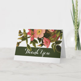Thank You Greeting Card Custom Template Dankeskarte
