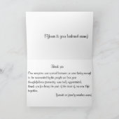 Thank you greeting card. dankeskarte (Innenseite)