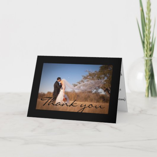 Thank you greeting card. dankeskarte (Vorderseite)