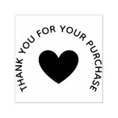 “Thank You” heart Accent Rubber Stamp Permastempel (Design)