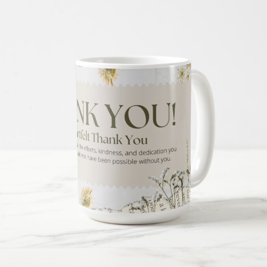 Thank You Kaffeetasse (VorderseiteRechts)