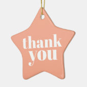 Thank You Keramik Ornament (Links)