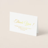 Thank You Label Cards Design for Business Folienkarte (Vorderseite)