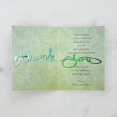 Thank you Leprechaun Folded Greeting Card Karte (Innenseite)