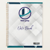 Thank you & Logo & Text personalize Planner Planer (Vorderseite)
