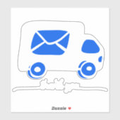 Thank you Mail Box Decal Sticker, Thank you label, Aufkleber (Blatt)