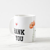 Thank You Many Thanks With Thanks Sincere Thanks T Kaffeetasse (Vorderseite Links)