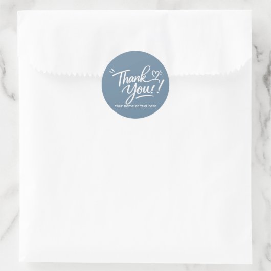 Thank you! modern calligraphy Sticker (Tasche)