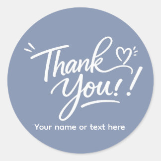 Thank you! modern calligraphy Sticker