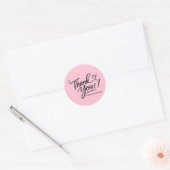 Thank you! modern calligraphy Sticker (Umschlag)