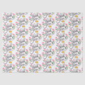 Thank you-Modern typography & floral accents Seidenpapier (Vorderseite)