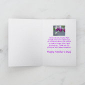"Thank You, Mother"/ Mother's Day Dankeskarte (Innenseite)