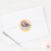 Thank you, Nautilus, Runder Aufkleber (Umschlag)