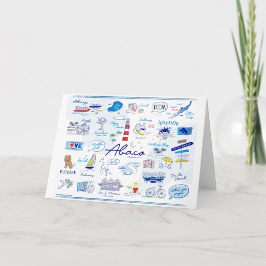 Thank you note cards 'The ABC's of Hopetown" Dankeskarte (Vorderseite)