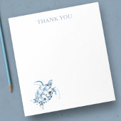 Thank You Notepads Sea Turtle Stationery Notizblock