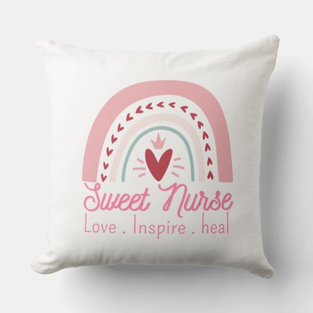 thank you Nurse, Appreciation Gift Kissen (Vorderseite)