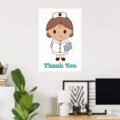 Thank You Nurse Poster (Heimbüro)